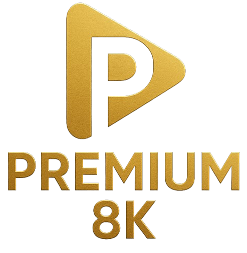 8K Premium Logo
